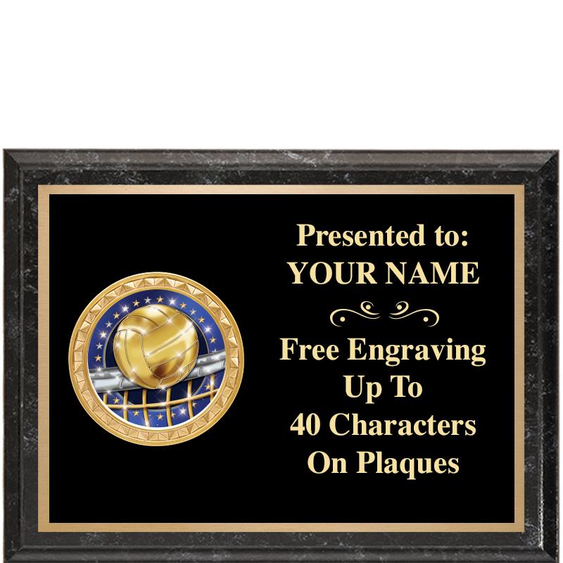 8X6 BLACK EXECUTIVE INSERT PLQ