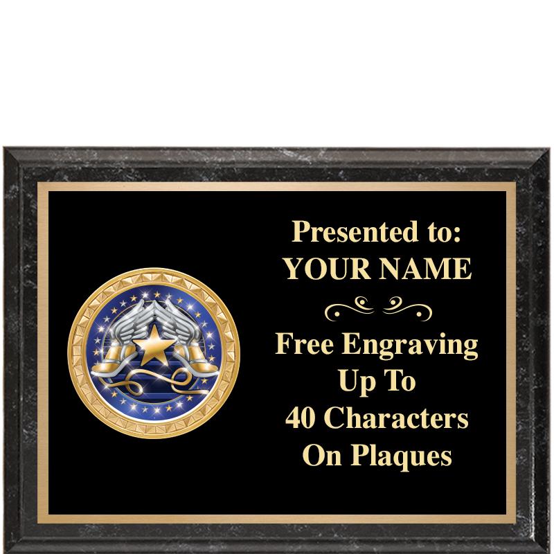 8X6 BLACK EXECUTIVE INSERT PLQ