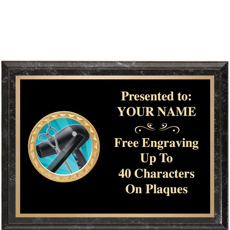 8X6 BLACK EXECUTIVE INSERT PLQ