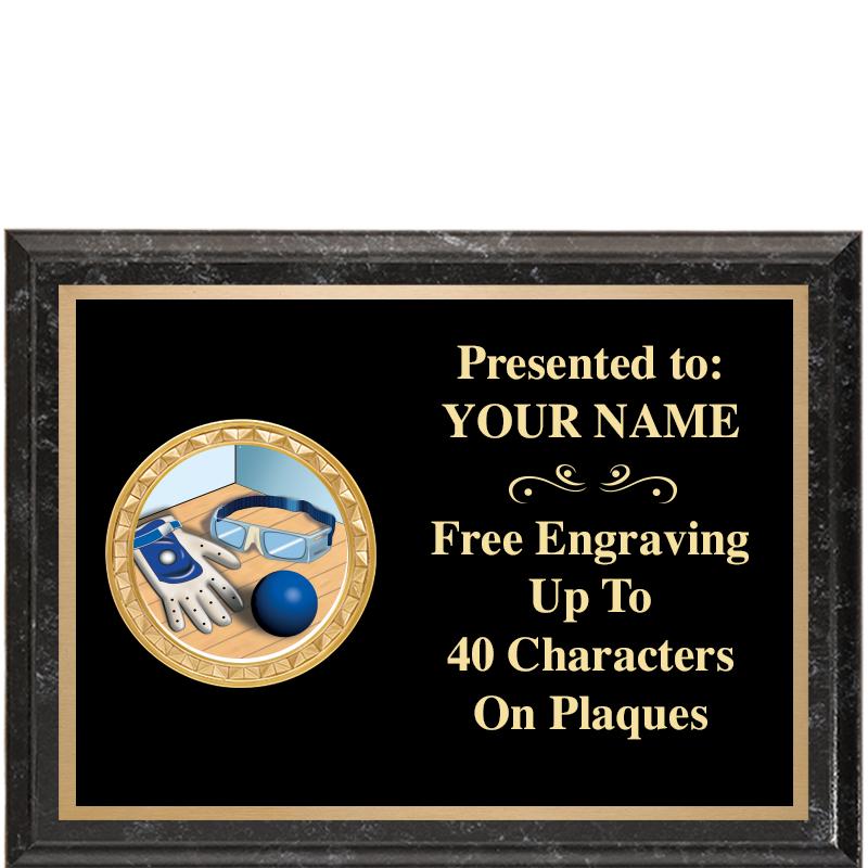 8X6 BLACK EXECUTIVE INSERT PLQ