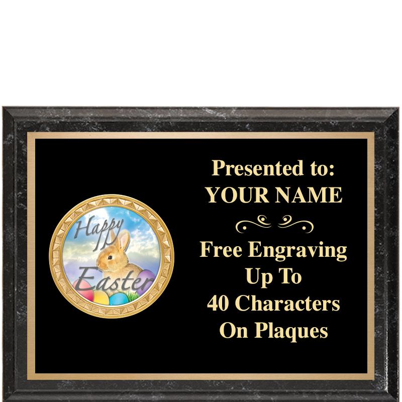 8X6 BLACK EXECUTIVE INSERT PLQ