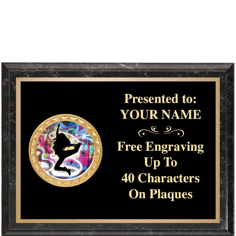 8X6 BLACK EXECUTIVE INSERT PLQ