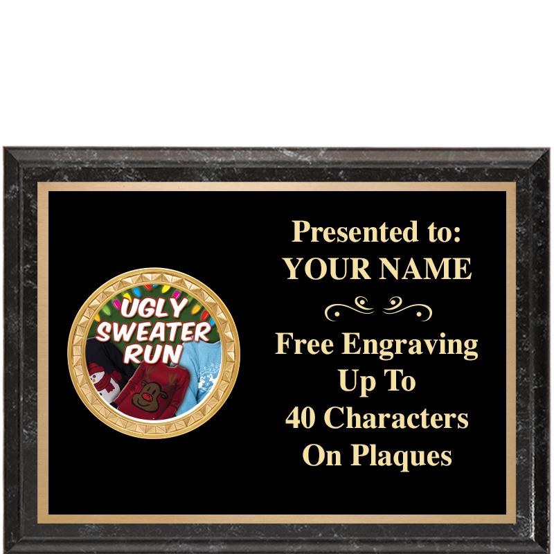 8X6 BLACK EXECUTIVE INSERT PLQ