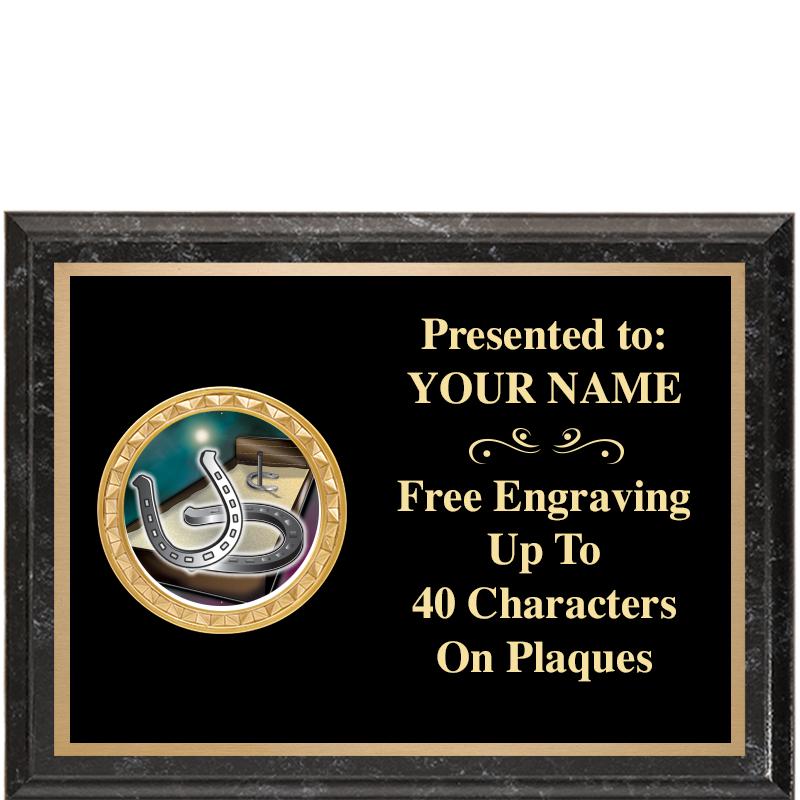 8X6 BLACK EXECUTIVE INSERT PLQ