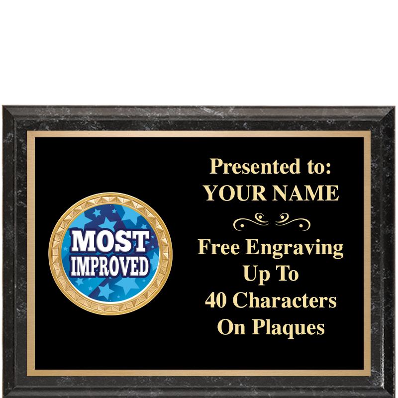 8X6 BLACK EXECUTIVE INSERT PLQ