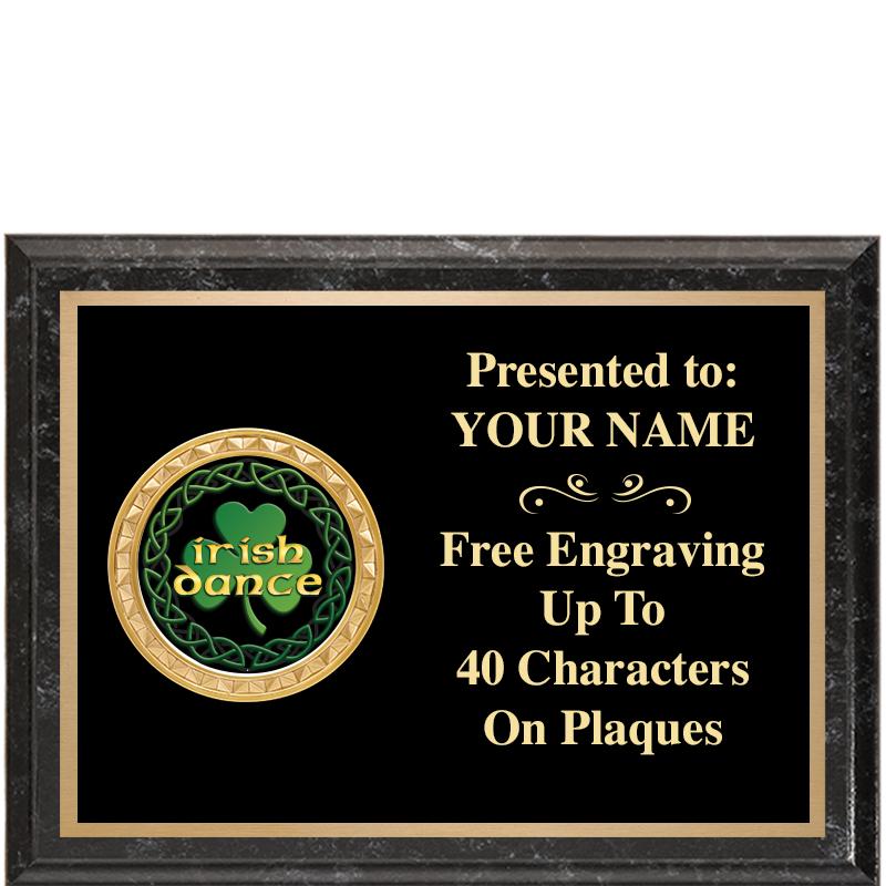 8X6 BLACK EXECUTIVE INSERT PLQ