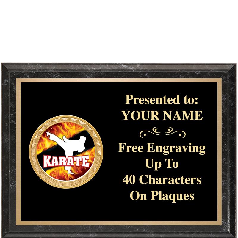 8X6 BLACK EXECUTIVE INSERT PLQ