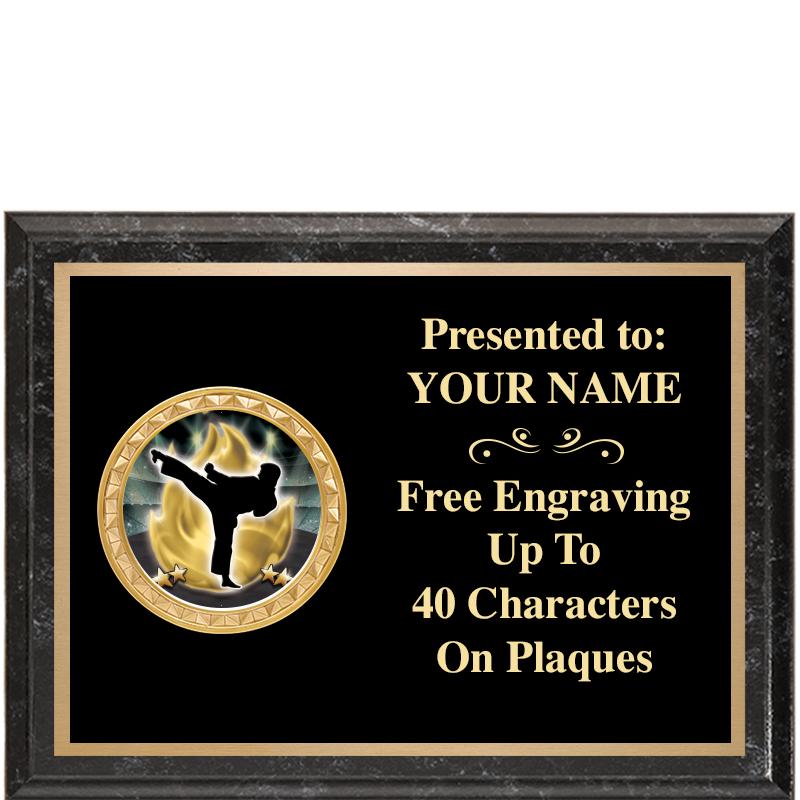 8X6 BLACK EXECUTIVE INSERT PLQ