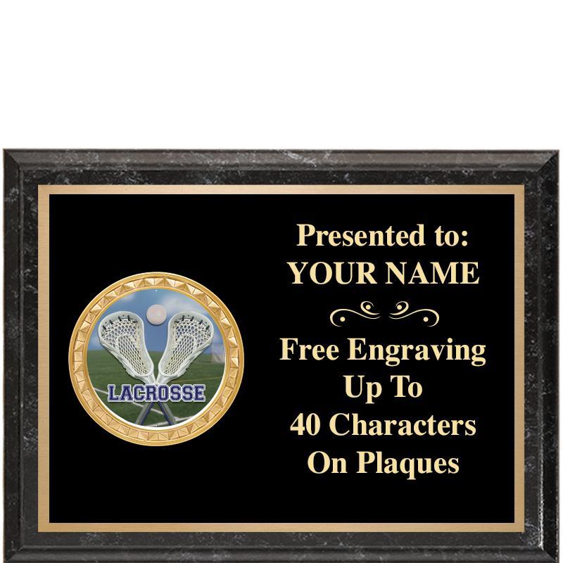 8X6 BLACK EXECUTIVE INSERT PLQ