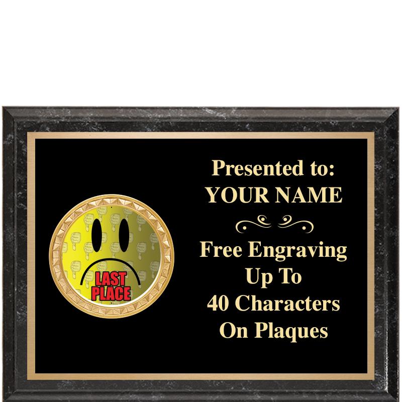 8X6 BLACK EXECUTIVE INSERT PLQ