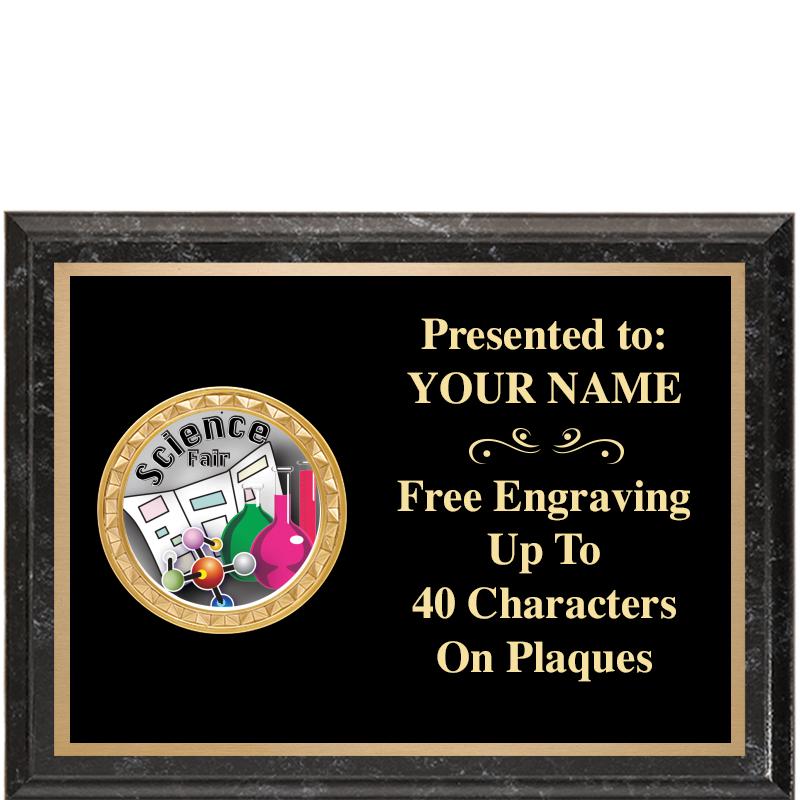 8X6 BLACK EXECUTIVE INSERT PLQ