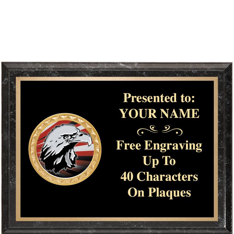 8X6 BLACK EXECUTIVE INSERT PLQ