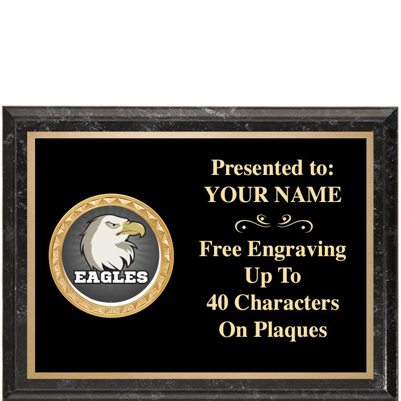 8X6 BLACK EXECUTIVE INSERT PLQ