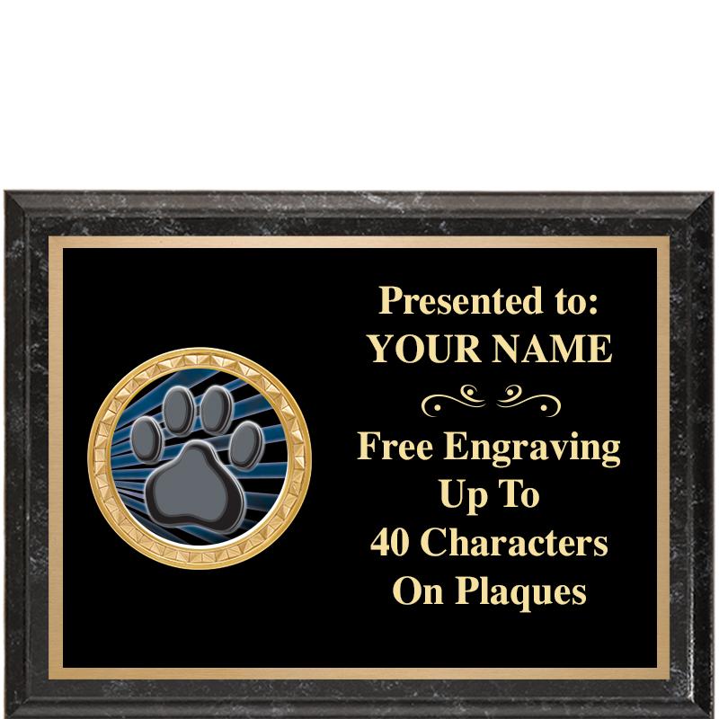 8X6 BLACK EXECUTIVE INSERT PLQ