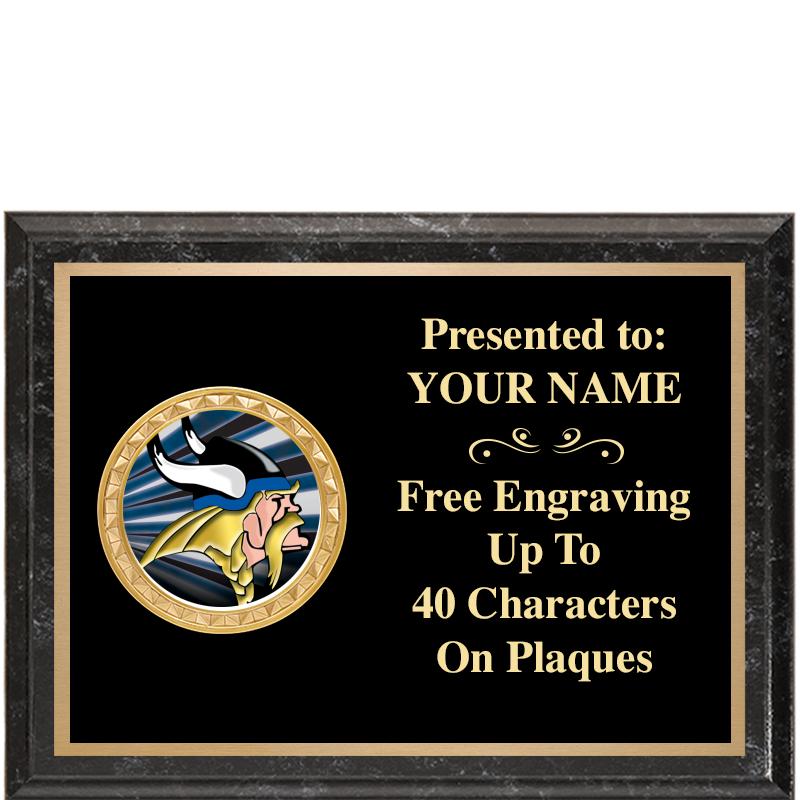 8X6 BLACK EXECUTIVE INSERT PLQ