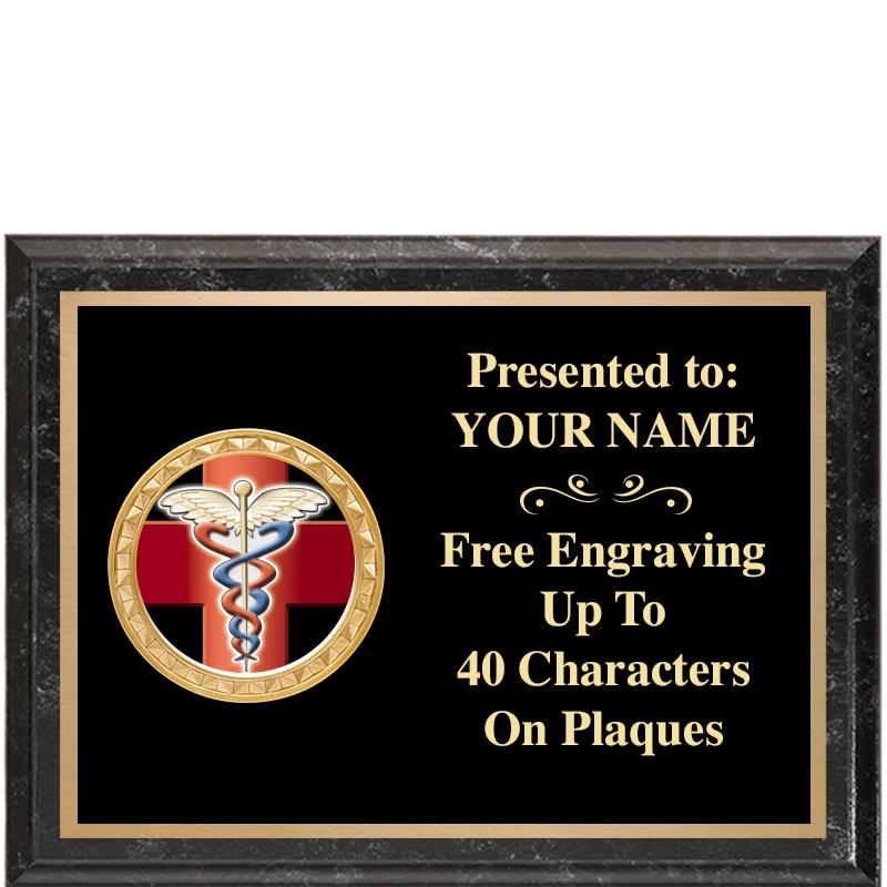 8X6 BLACK EXECUTIVE INSERT PLQ