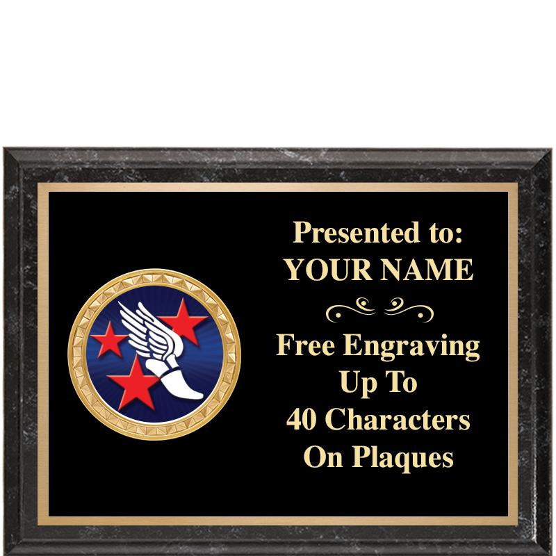 8X6 BLACK EXECUTIVE INSERT PLQ