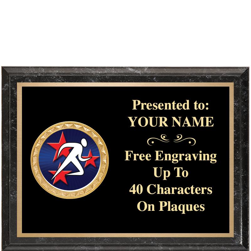 8X6 BLACK EXECUTIVE INSERT PLQ