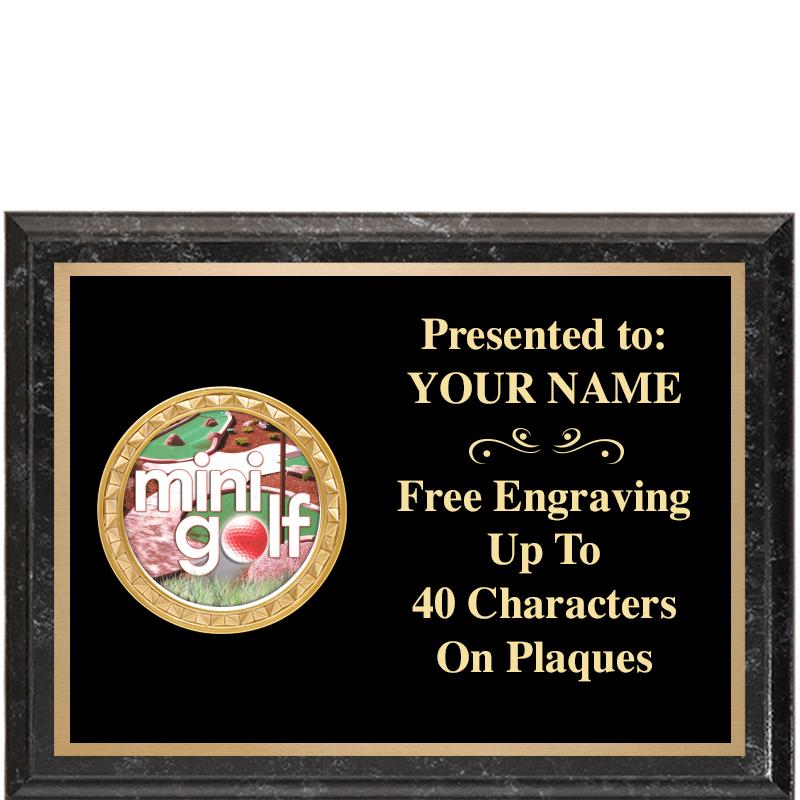 8X6 BLACK EXECUTIVE INSERT PLQ