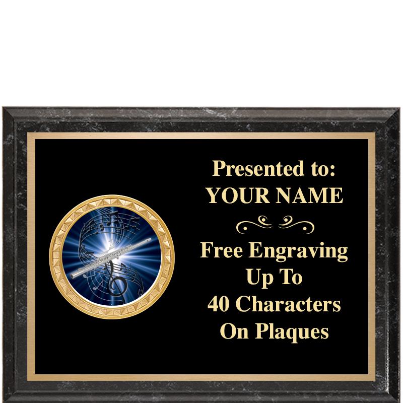 8X6 BLACK EXECUTIVE INSERT PLQ