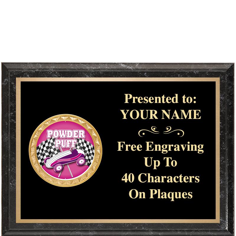 8X6 BLACK EXECUTIVE INSERT PLQ