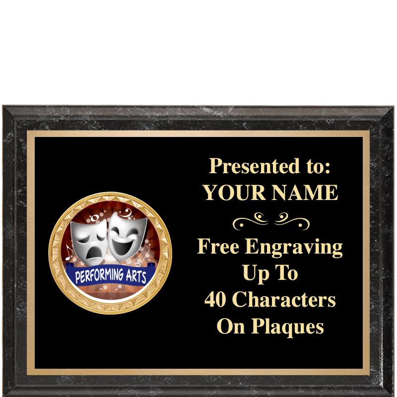 8X6 BLACK EXECUTIVE INSERT PLQ