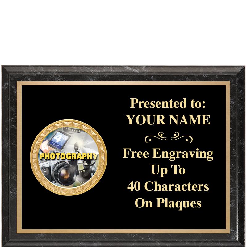 8X6 BLACK EXECUTIVE INSERT PLQ