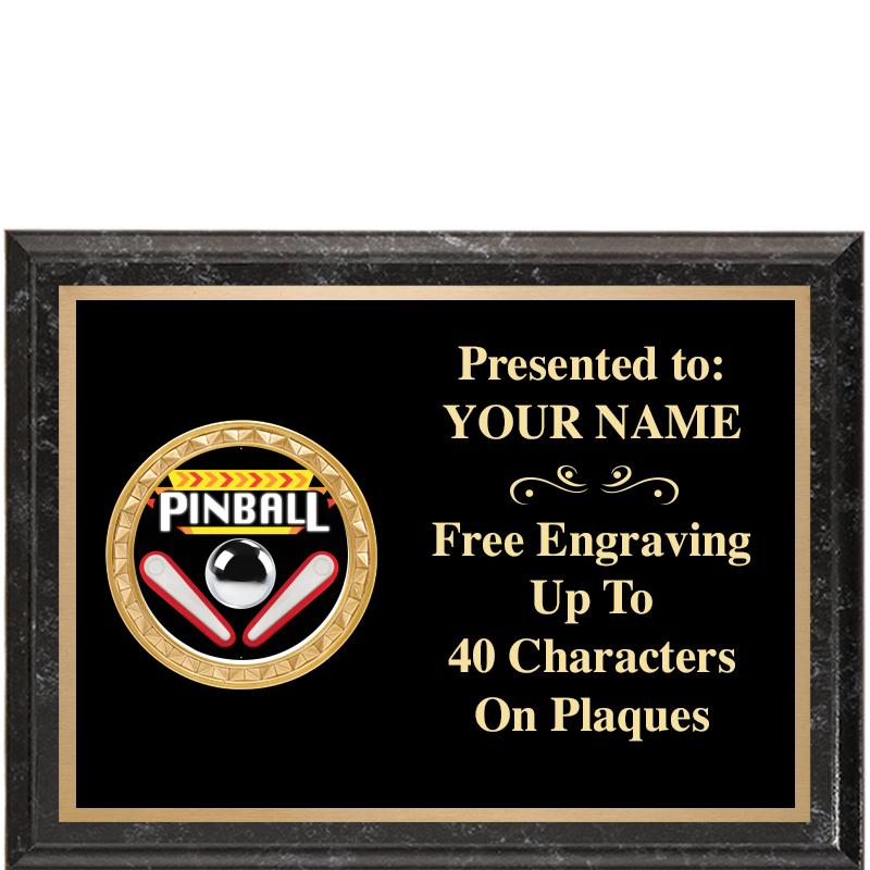 8X6 BLACK EXECUTIVE INSERT PLQ