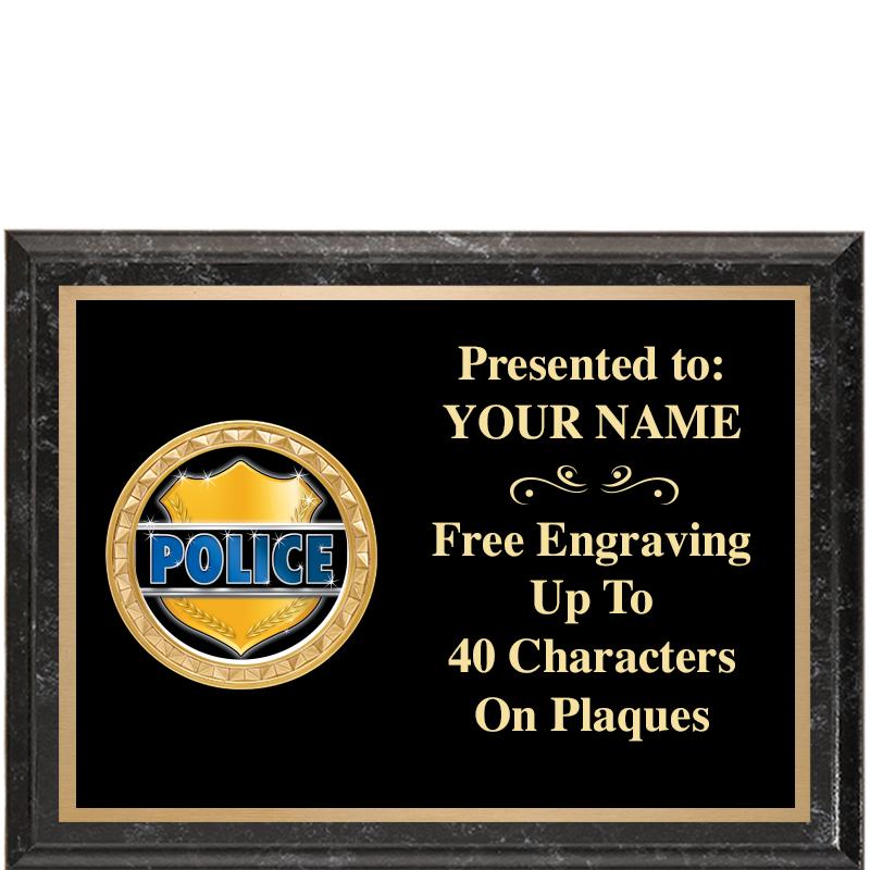 8X6 BLACK EXECUTIVE INSERT PLQ