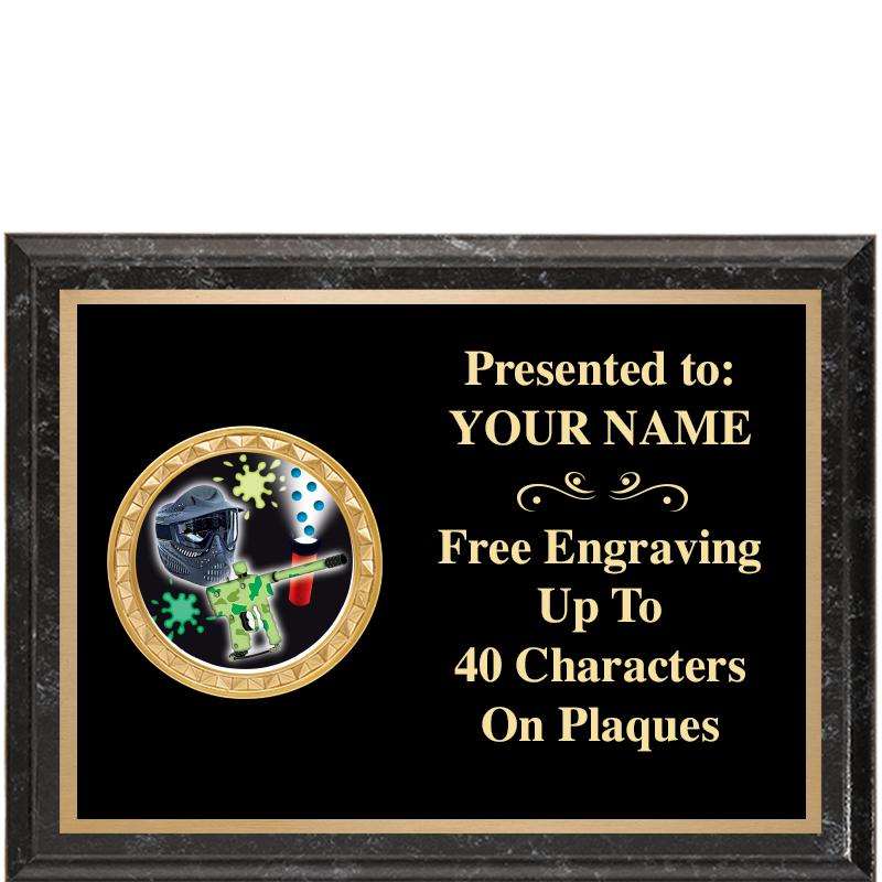 8X6 BLACK EXECUTIVE INSERT PLQ