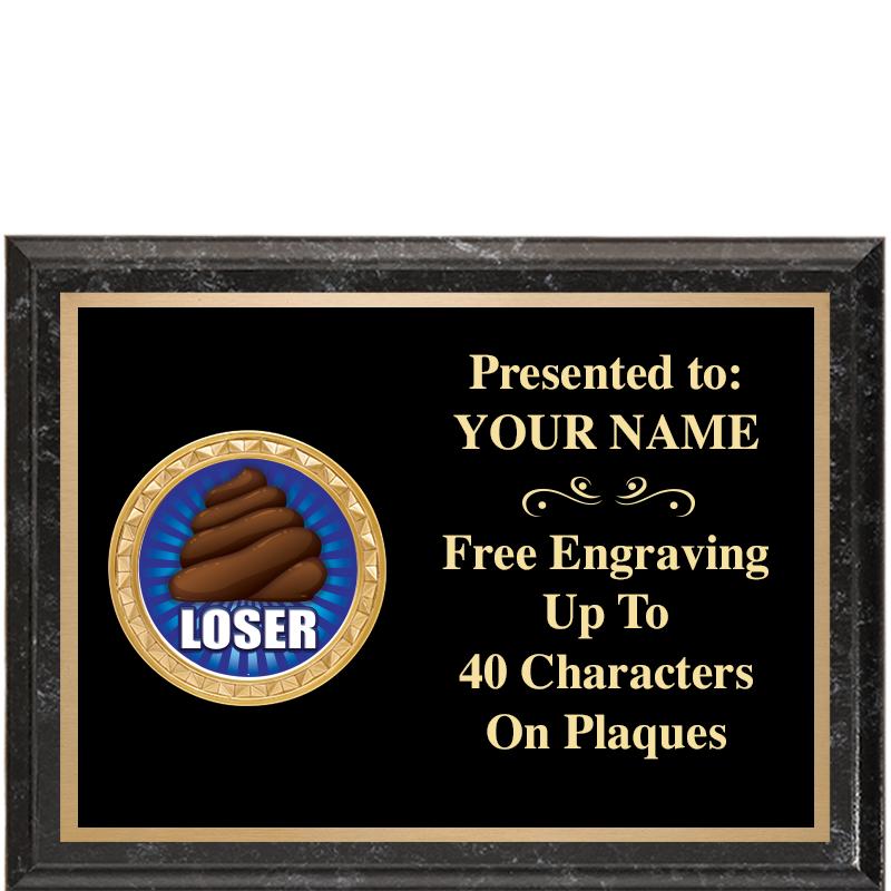 8X6 BLACK EXECUTIVE INSERT PLQ