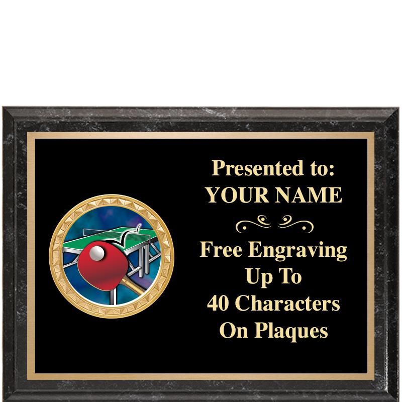 8X6 BLACK EXECUTIVE INSERT PLQ