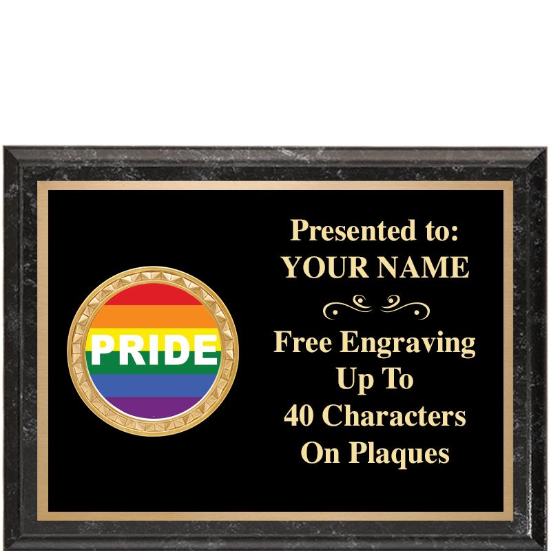 8X6 BLACK EXECUTIVE INSERT PLQ