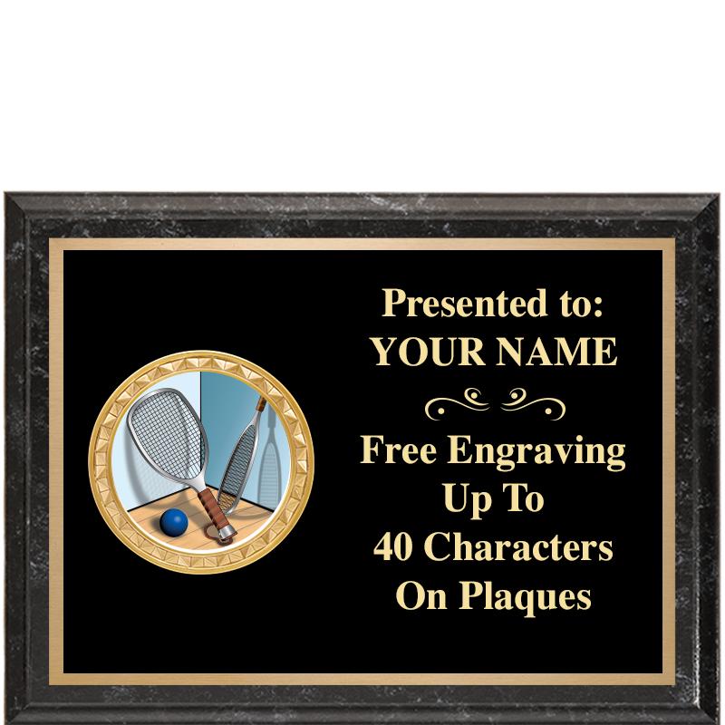 8X6 BLACK EXECUTIVE INSERT PLQ