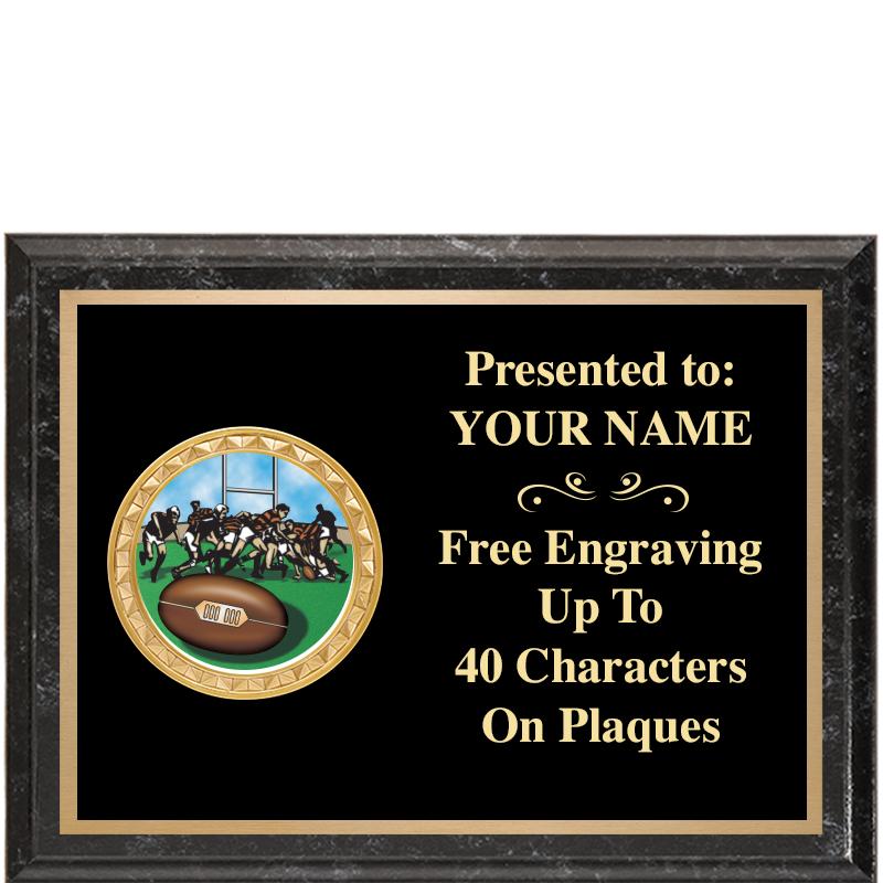 8X6 BLACK EXECUTIVE INSERT PLQ