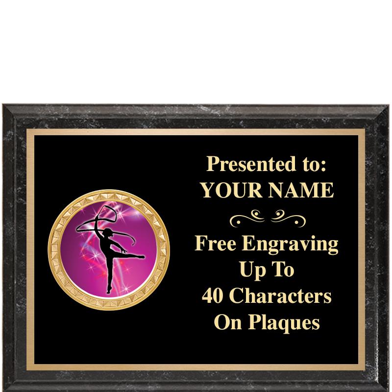 8X6 BLACK EXECUTIVE INSERT PLQ