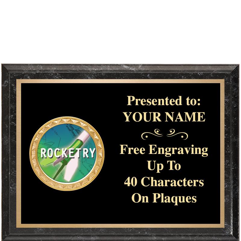 8X6 BLACK EXECUTIVE INSERT PLQ