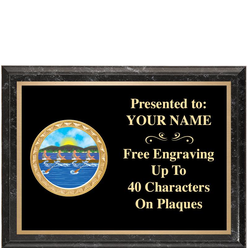 8X6 BLACK EXECUTIVE INSERT PLQ