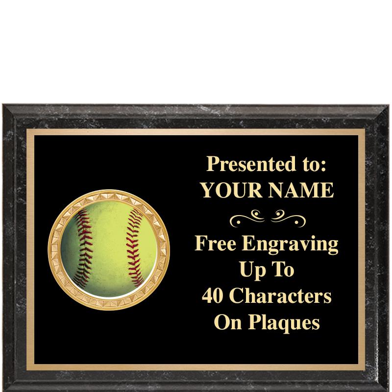 8X6 BLACK EXECUTIVE INSERT PLQ