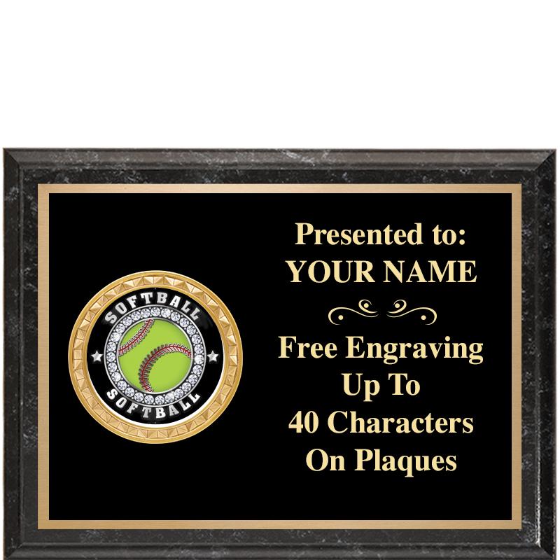 8X6 BLACK EXECUTIVE INSERT PLQ