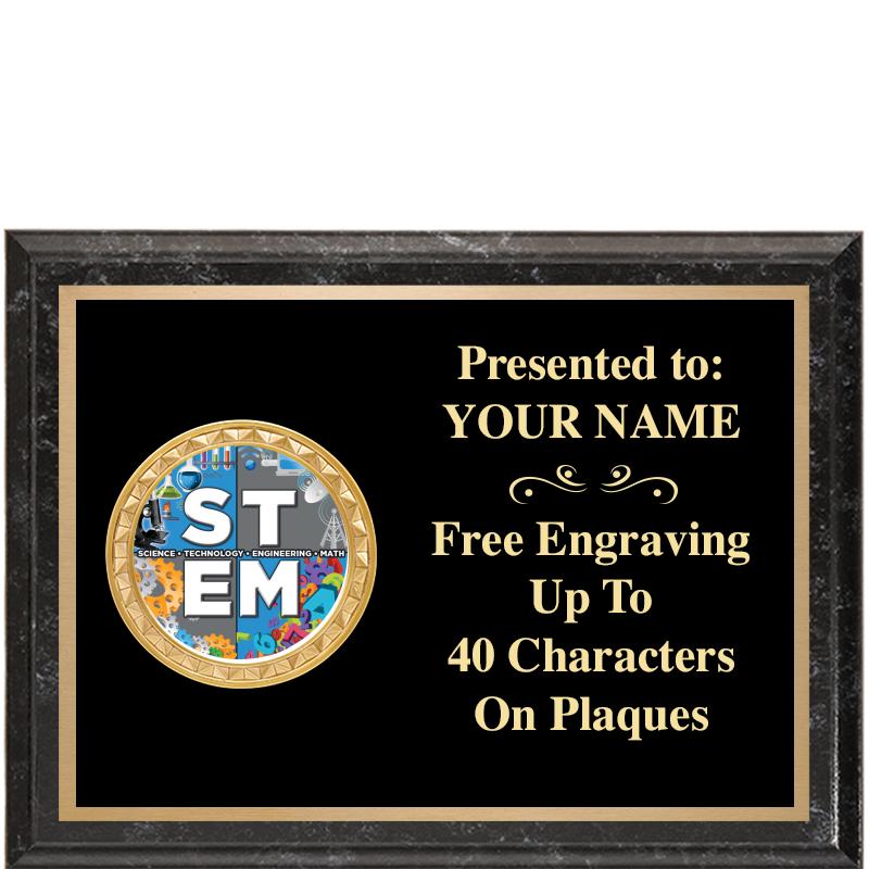 8X6 BLACK EXECUTIVE INSERT PLQ