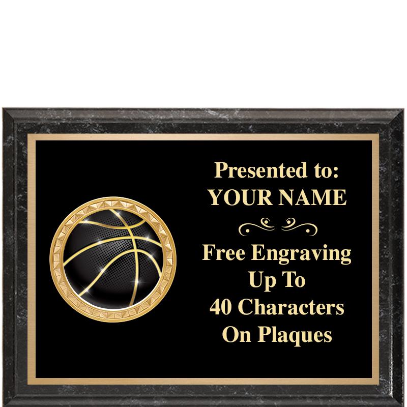 8X6 BLACK EXECUTIVE INSERT PLQ