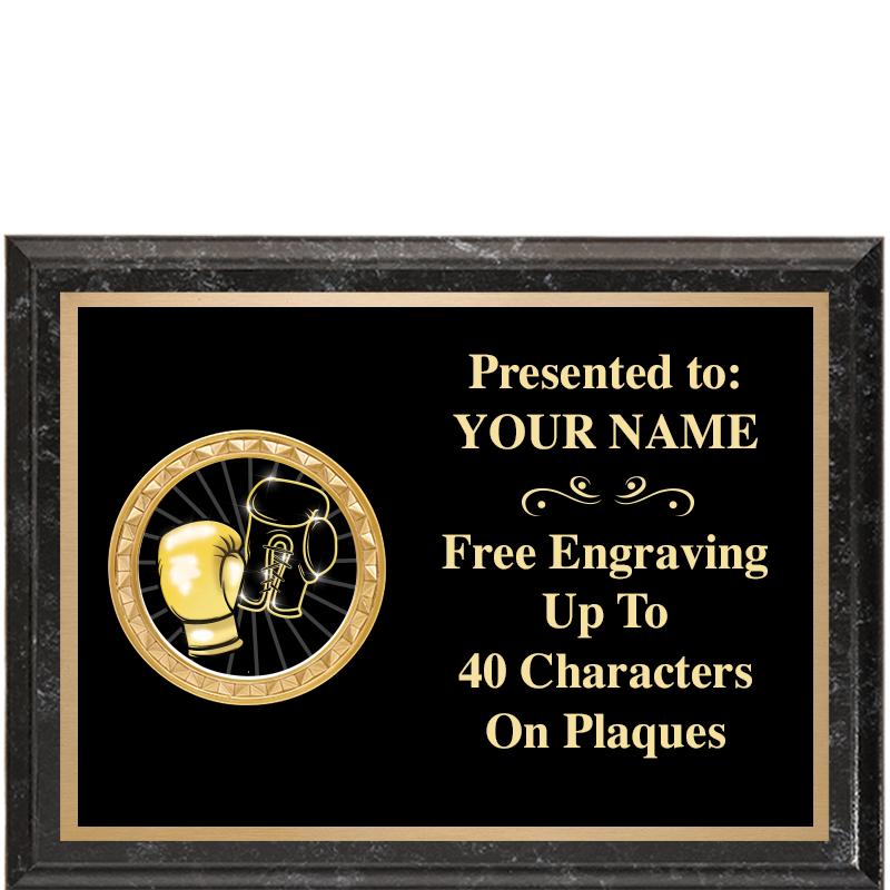 8X6 BLACK EXECUTIVE INSERT PLQ