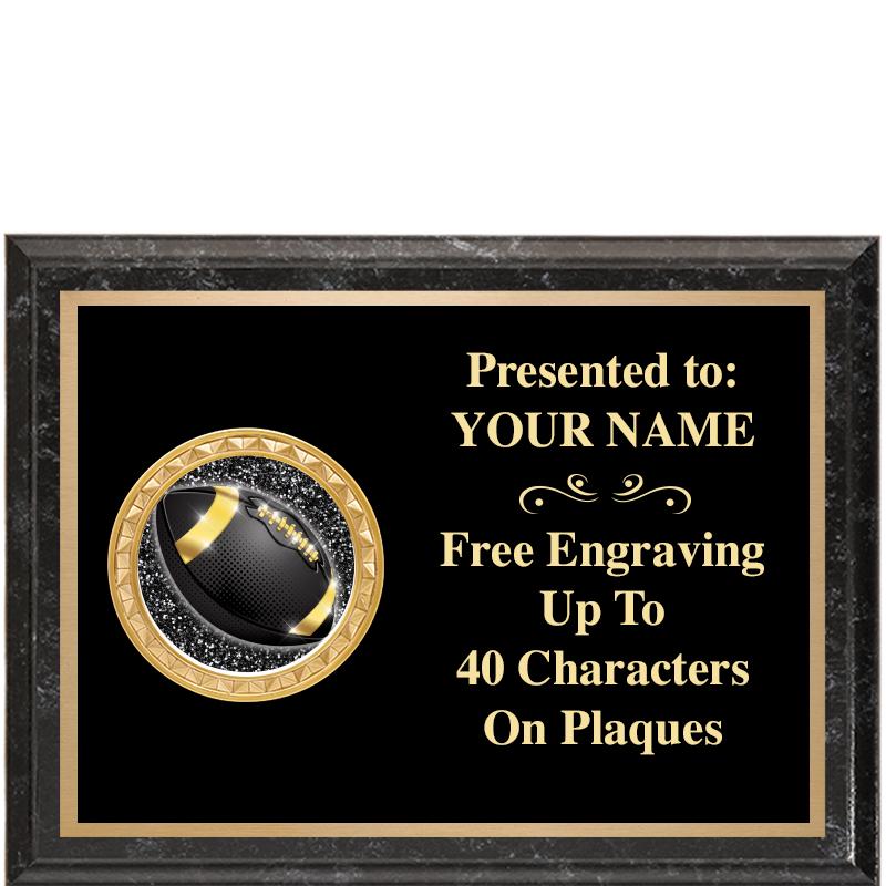 8X6 BLACK EXECUTIVE INSERT PLQ