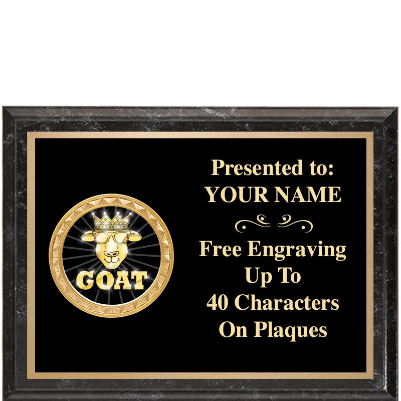 8X6 BLACK EXECUTIVE INSERT PLQ