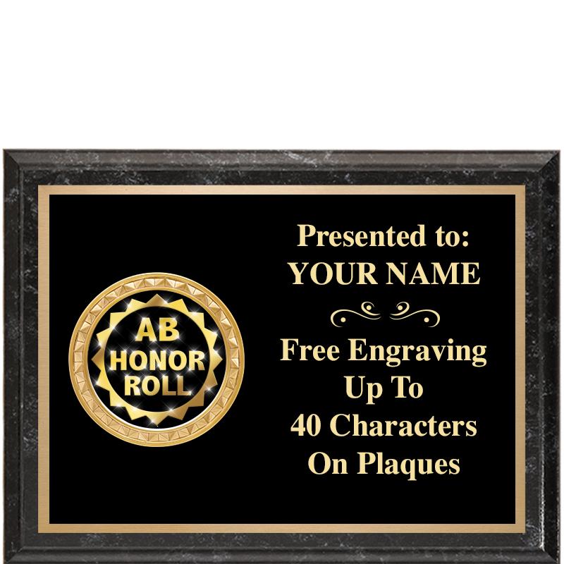 8X6 BLACK EXECUTIVE INSERT PLQ