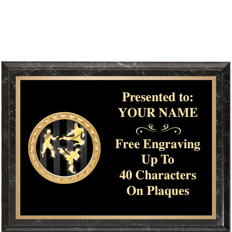 8X6 BLACK EXECUTIVE INSERT PLQ