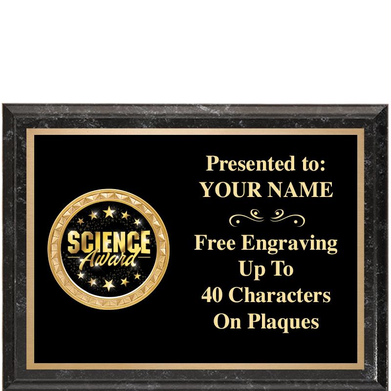 8X6 BLACK EXECUTIVE INSERT PLQ