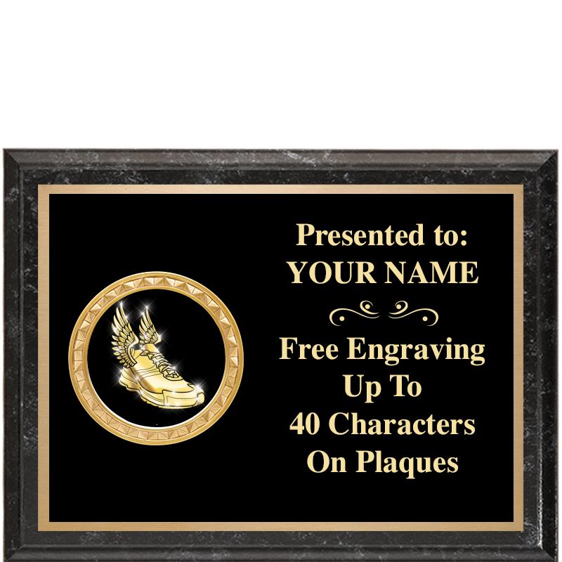 8X6 BLACK EXECUTIVE INSERT PLQ