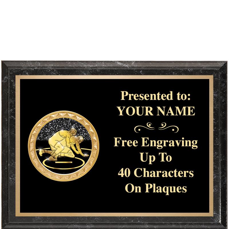 8X6 BLACK EXECUTIVE INSERT PLQ